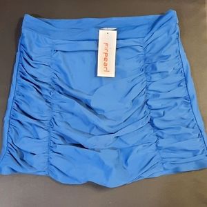 Womens Blue Swim Skirt Bottoms! NWT! Size 22